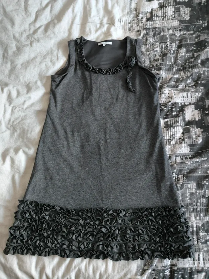 Robe hiver grise