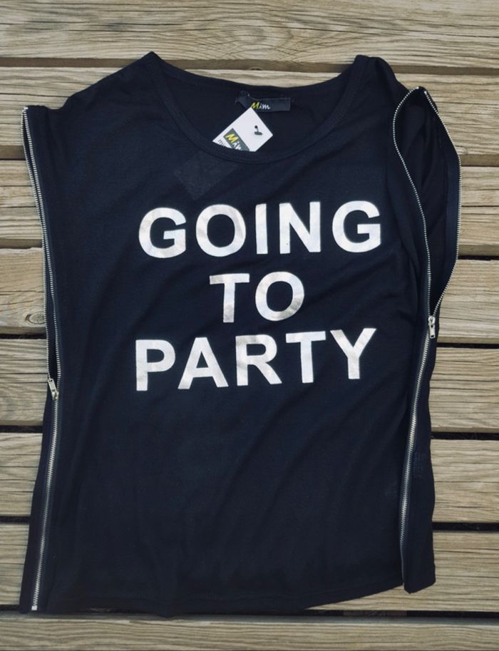 tee-shirt sportwear ouverture glissière sur les côtés Neuf XS - photo numéro 5