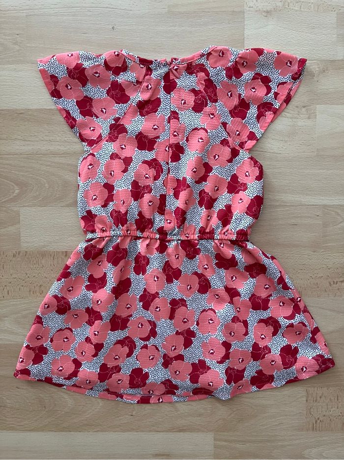 Robe à fleurs orchestra 24mois fille TBE - photo numéro 2
