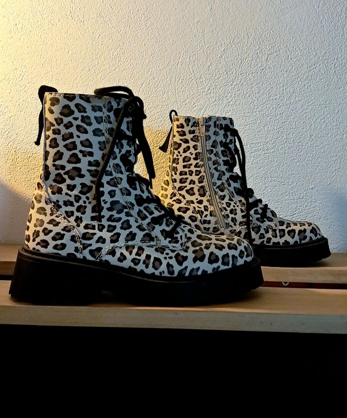 Bottines Zara léopard – Taille 33 – Très bon état