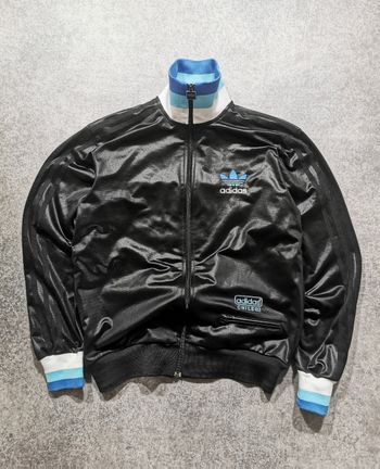 Veste vintage Adidas Chile 62 noir satiné année 2010 