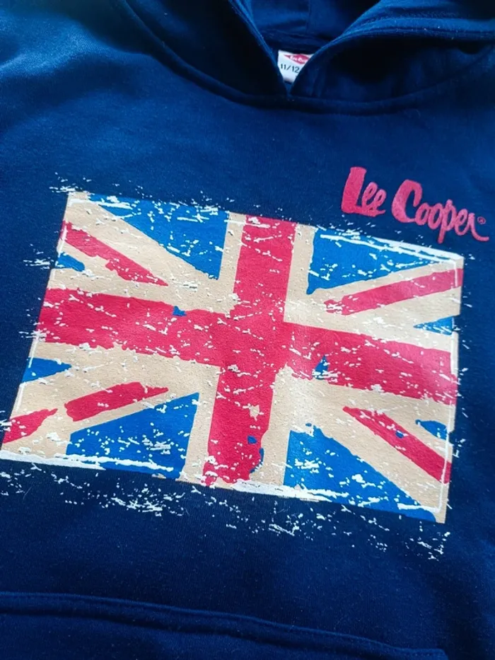 Sweat à capuche garçon Lee Cooper - photo numéro 2