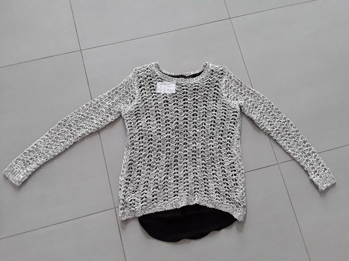 Pull Mim grosses mailles paillettes