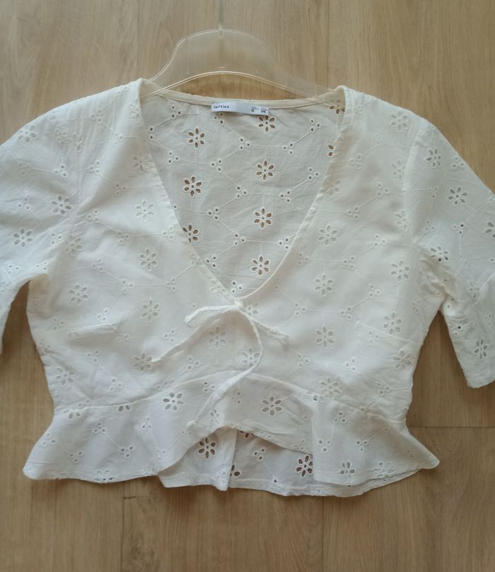 Blouse blanche Lefties - photo numéro 2