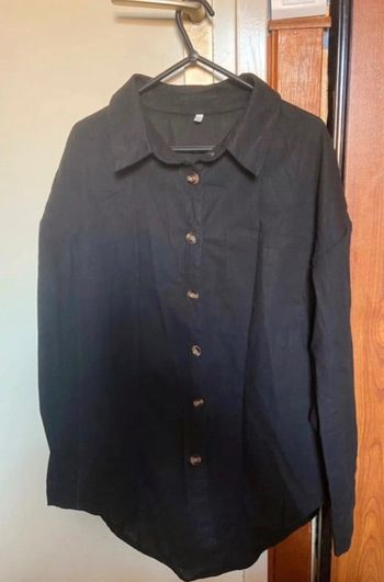 Chemise noire femme