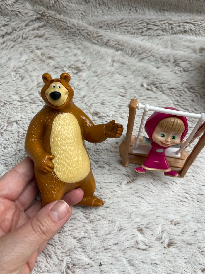 Lot de 2 figurines - Masha et Michka - photo numéro 4