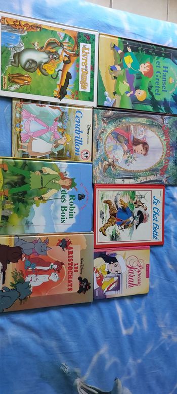 Lot de 8 livres vintage Disney 