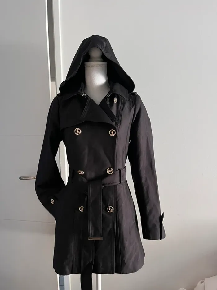 Trench à capuche noir Morgan / 222-GEDEO T38 - photo numéro 4