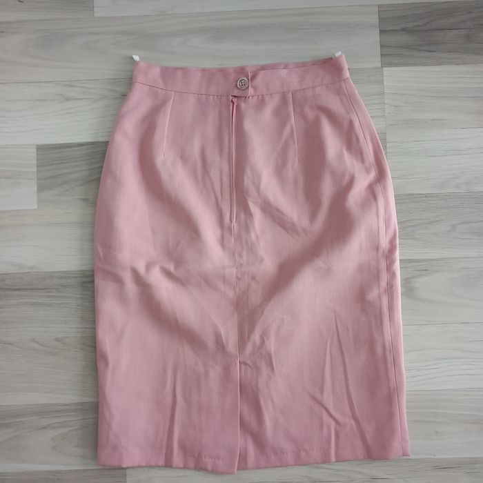 Jupe tailleur rose taille 36 - photo numéro 4