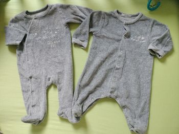 Pyjamas gris mixte