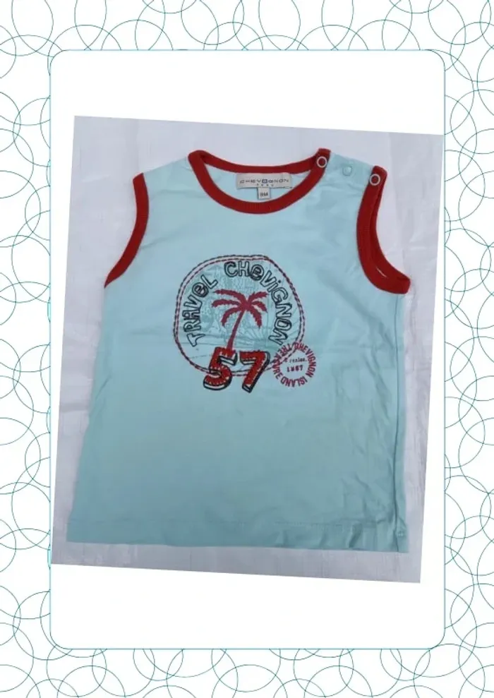 Tee shirt sans manche 9 mois Chevignon baby