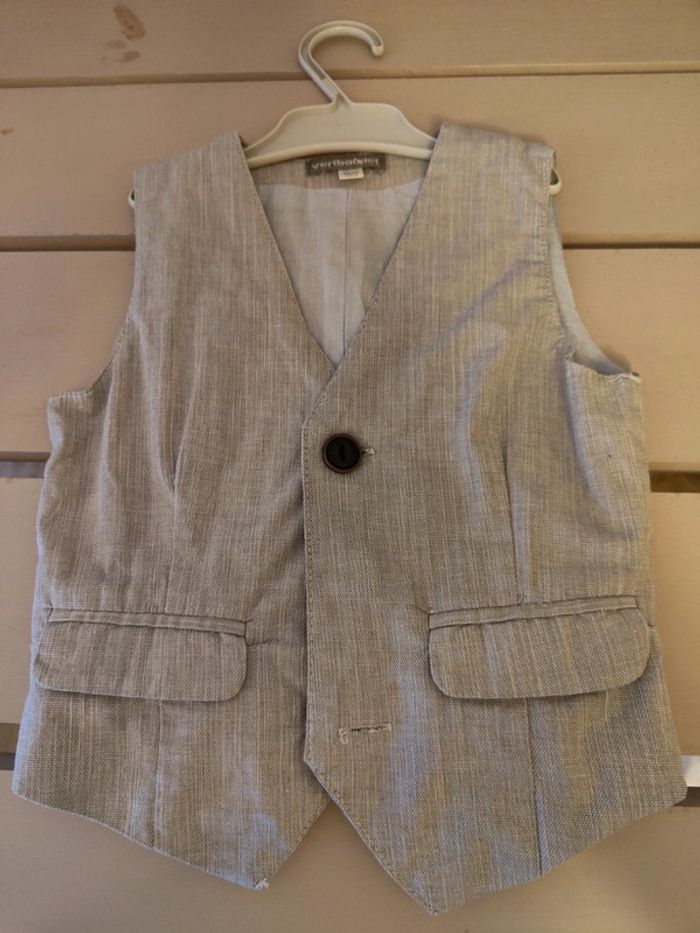 Gilet costume 3 ans