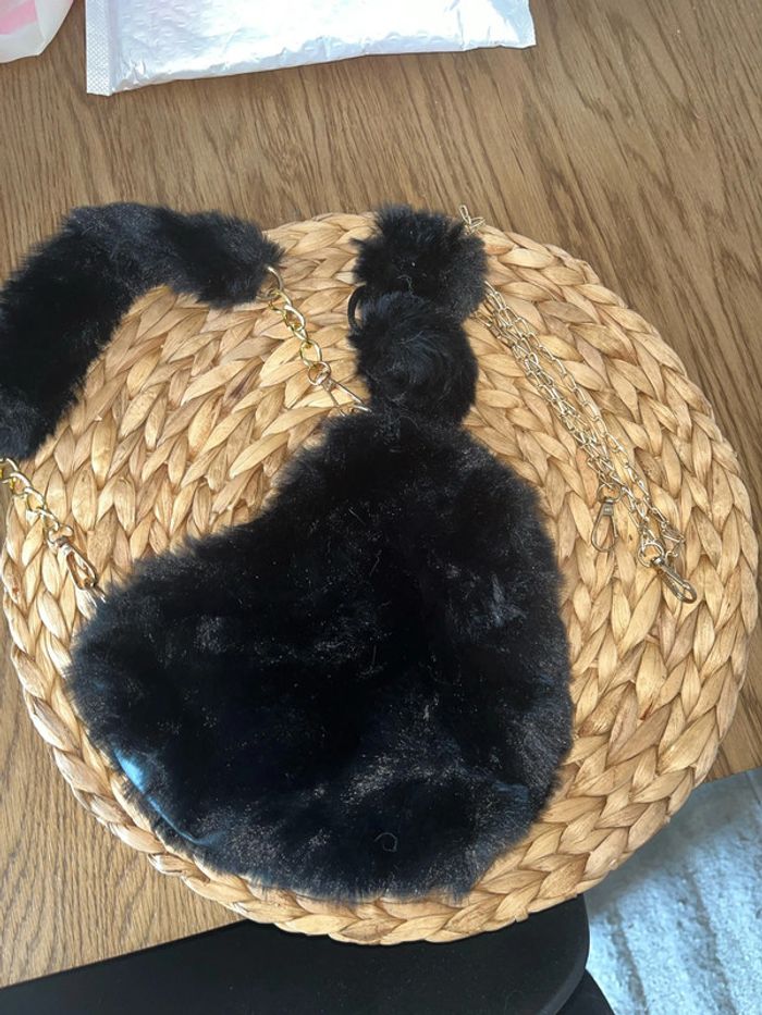 Sac noir cœur 💓