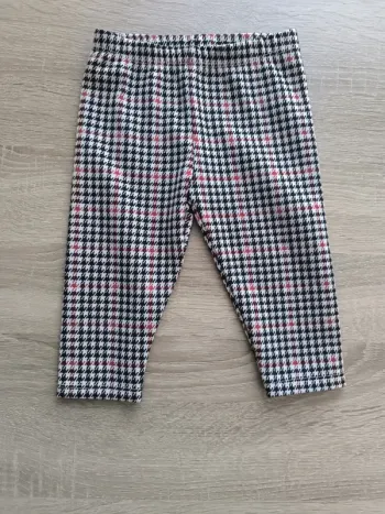 Legging carreaux plus 12 mois