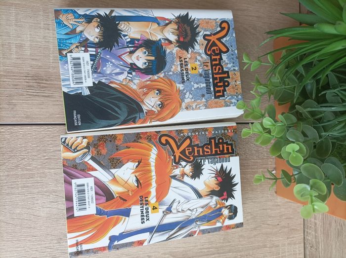 Lot 2 mangas album double Kenshin le vagabond 1 2 3 4 - photo numéro 3