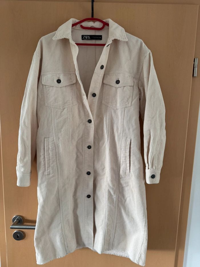 Long Manteau zara beige jamais porté