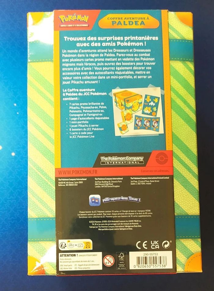 Cartes à collectionner Pokémon Coffre aventure à Paldea - Sous scellé, prix ferme - photo numéro 4