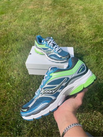 Saucony Progrid Omni 9 Blue / Lime - Homme 46