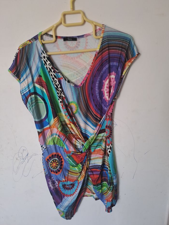 Tunique Multicolore Tanaïs Taille 40