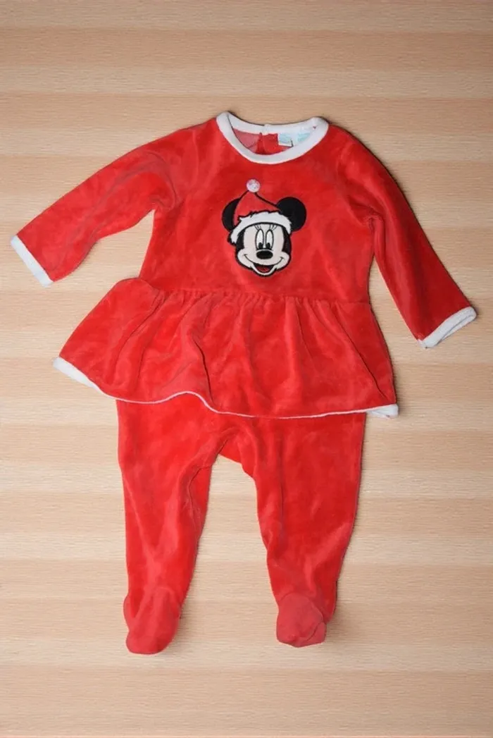 Grenouillère "Minnie Noël" Disney Baby Orchestra 12 mois (74 cm)