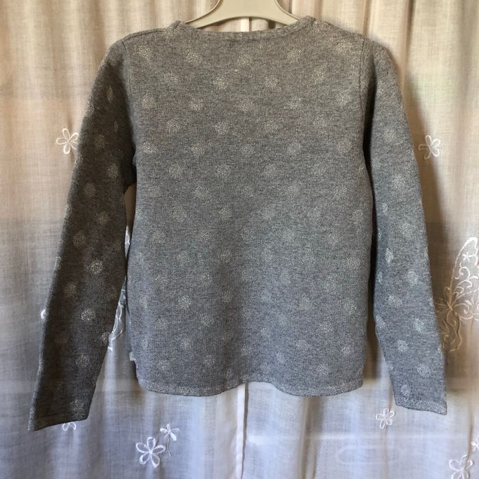 Pull gris paillettes 10 ans Okaidi - photo numéro 5