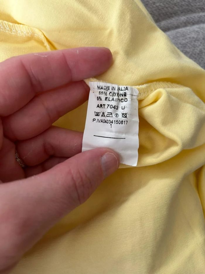 Robe tee-shirt jaune – Taille 38 – Très bon état - photo numéro 10