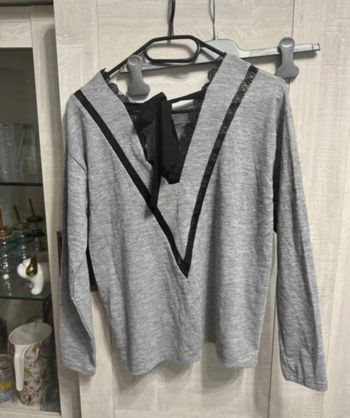 Pull gris Kiabi taille XS