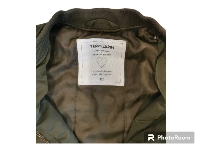 Manteau bombers teddy Smith taille 14 ans - photo numéro 2