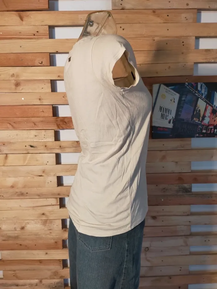 Joli t-shirt beige rosé little marcel - photo numéro 5