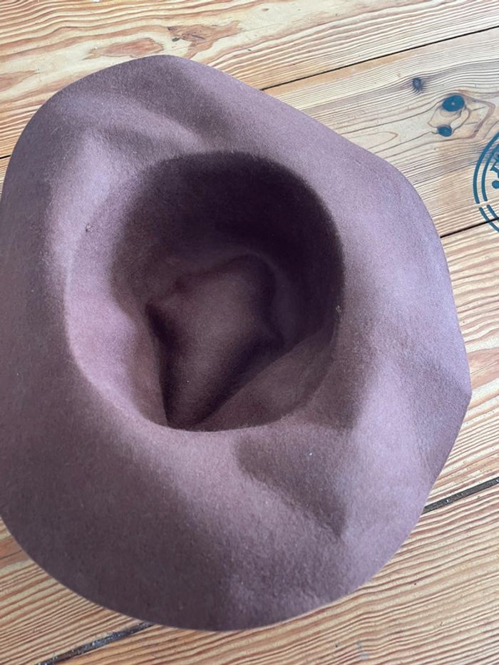 Chapeau marron en feutre - photo numéro 2