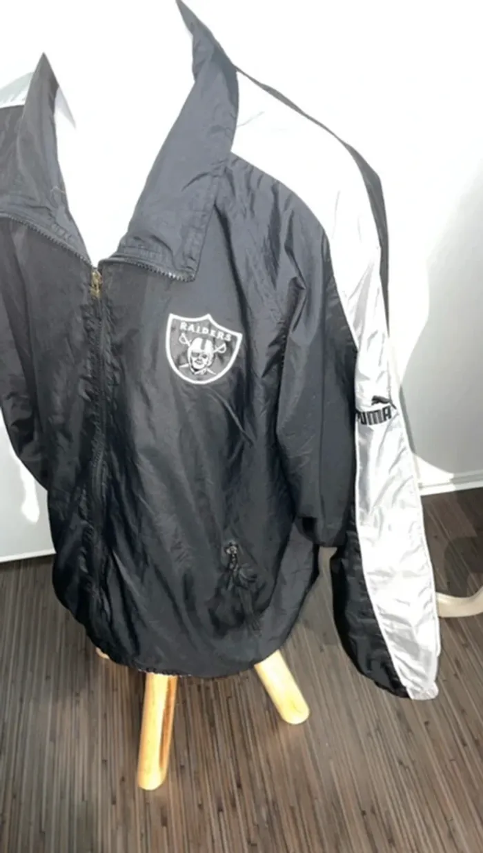 Veste vintage Puma NFL Raiders - photo numéro 2