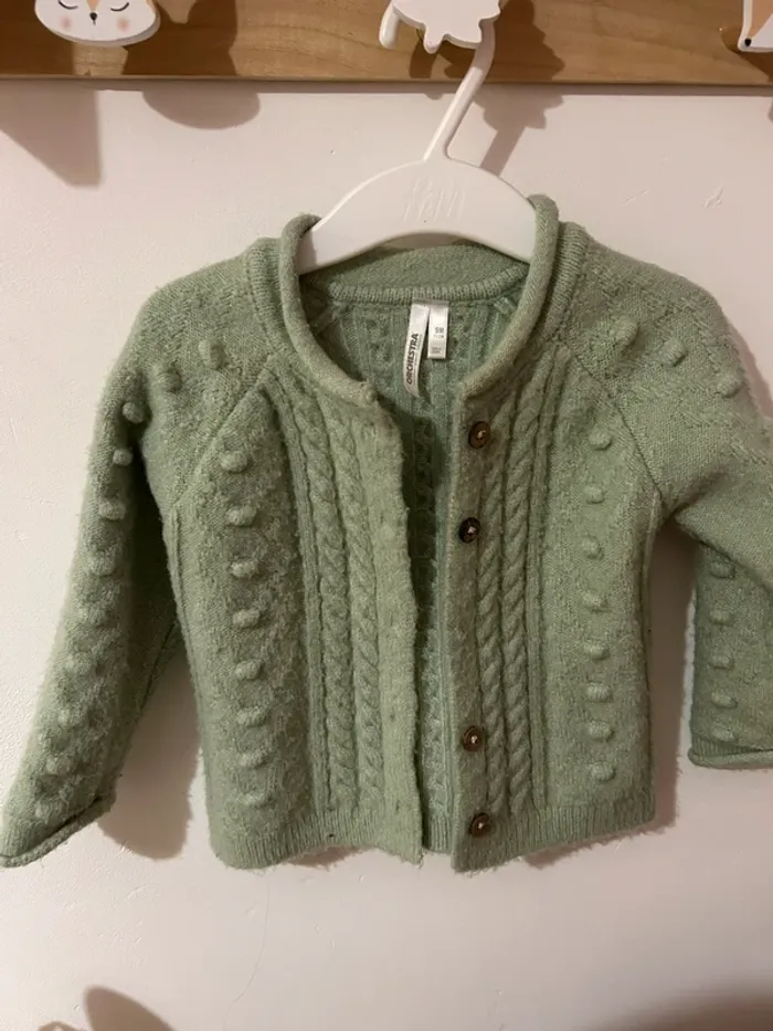 Lot deux gilets chauds 9 mois - photo numéro 9