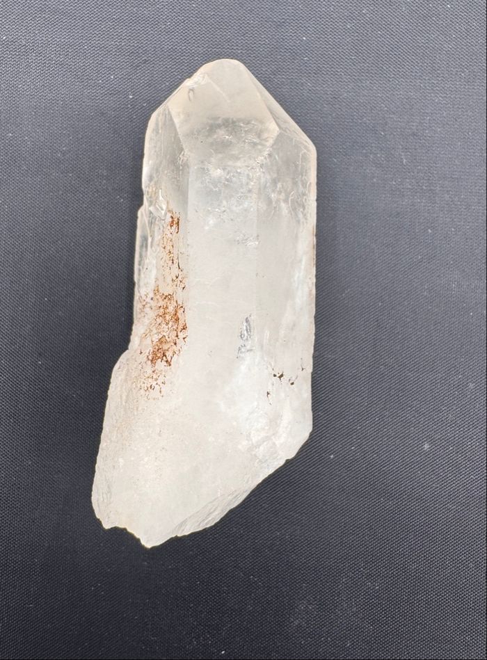 Pointe cristal de roche 65 mm – 62 g – pierre naturelle décor/reflexologie (ref37) - photo numéro 4