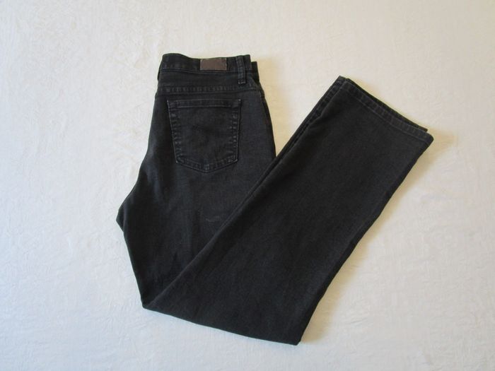 Jean femme LEE coupe droite Relaxed Mid Rise Taille 40 W30 L32 Noir (J272)