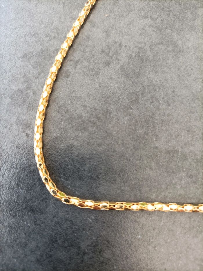 Chaîne fantaisie dorée - photo numéro 2