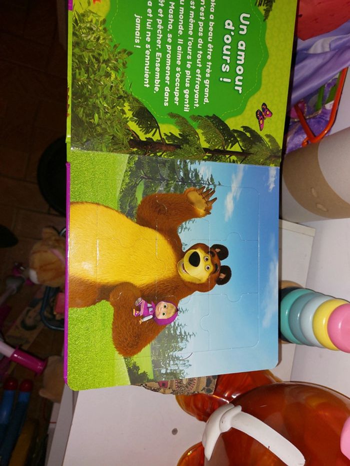 Livre puzzle Masha et Mischka - photo numéro 3