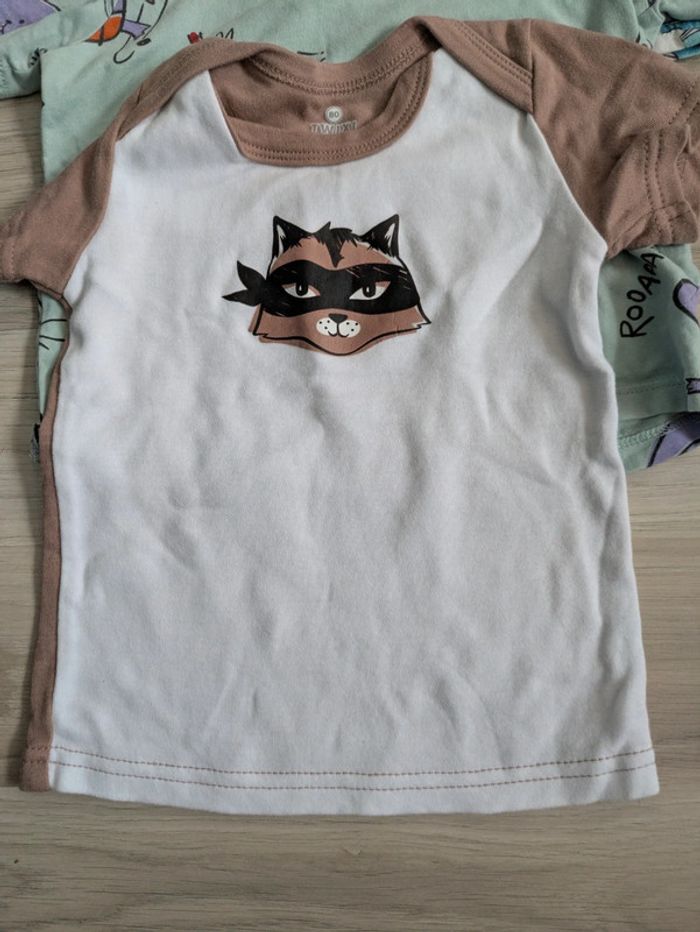 Lot de 4 t-shirts garçon 12-18 mois - photo numéro 3
