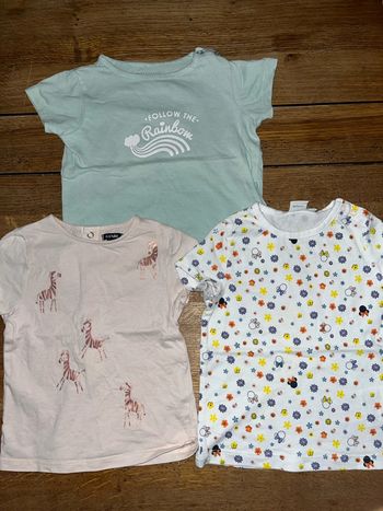 Lot de 3 tshirts 12 mois
