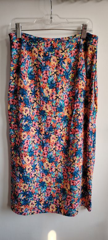 Jupe crayon fleurie colorée – Promod – Taille 36
