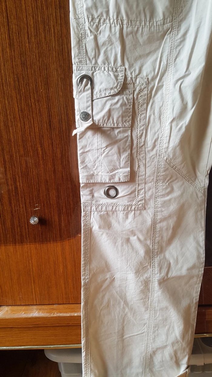 Ensemble veste et pantalon beige/crème - photo numéro 12
