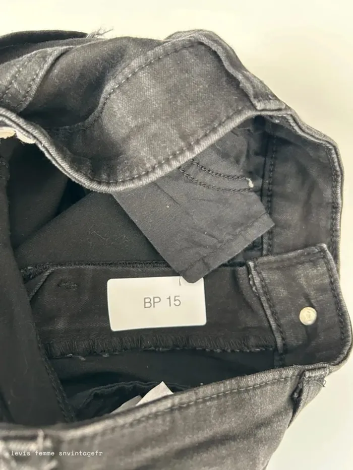Jean Levi's Femme Noir | 725 High Rise Bootcut | Taille W26 L30 FR36 | Très Bon État | BP15 - photo numéro 6