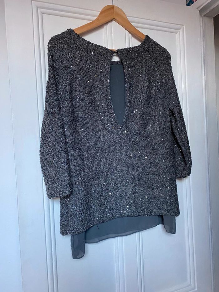 Pull a sequins Zara - photo numéro 4