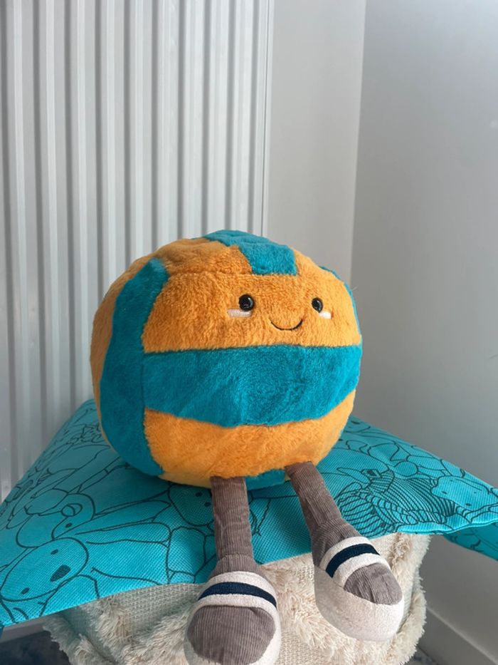 Peluche Jellycat ballon de beach volley - Sports Amuseable - photo numéro 7