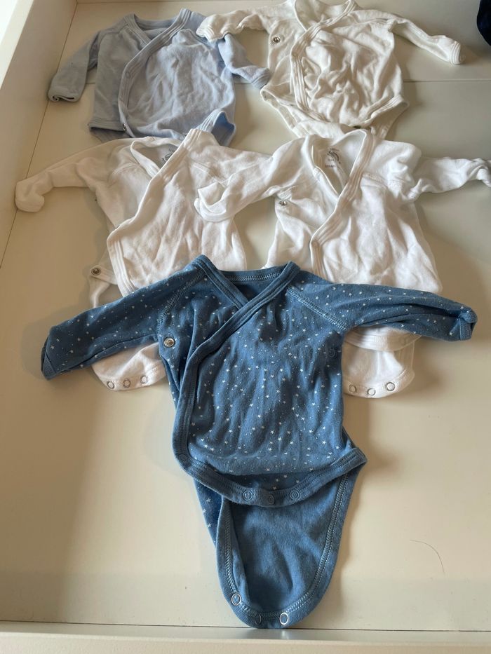 5 bodys croisés petit bateau