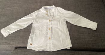 Chemise blanche 18-24 mois