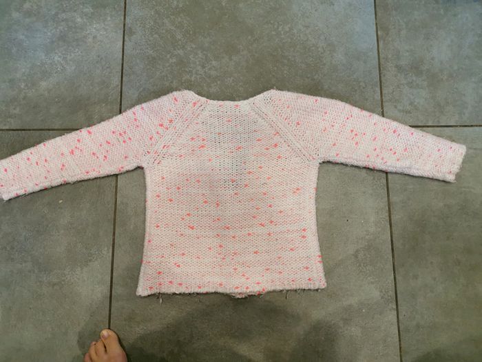 Gilet chaud élégant rose irisée - photo numéro 3