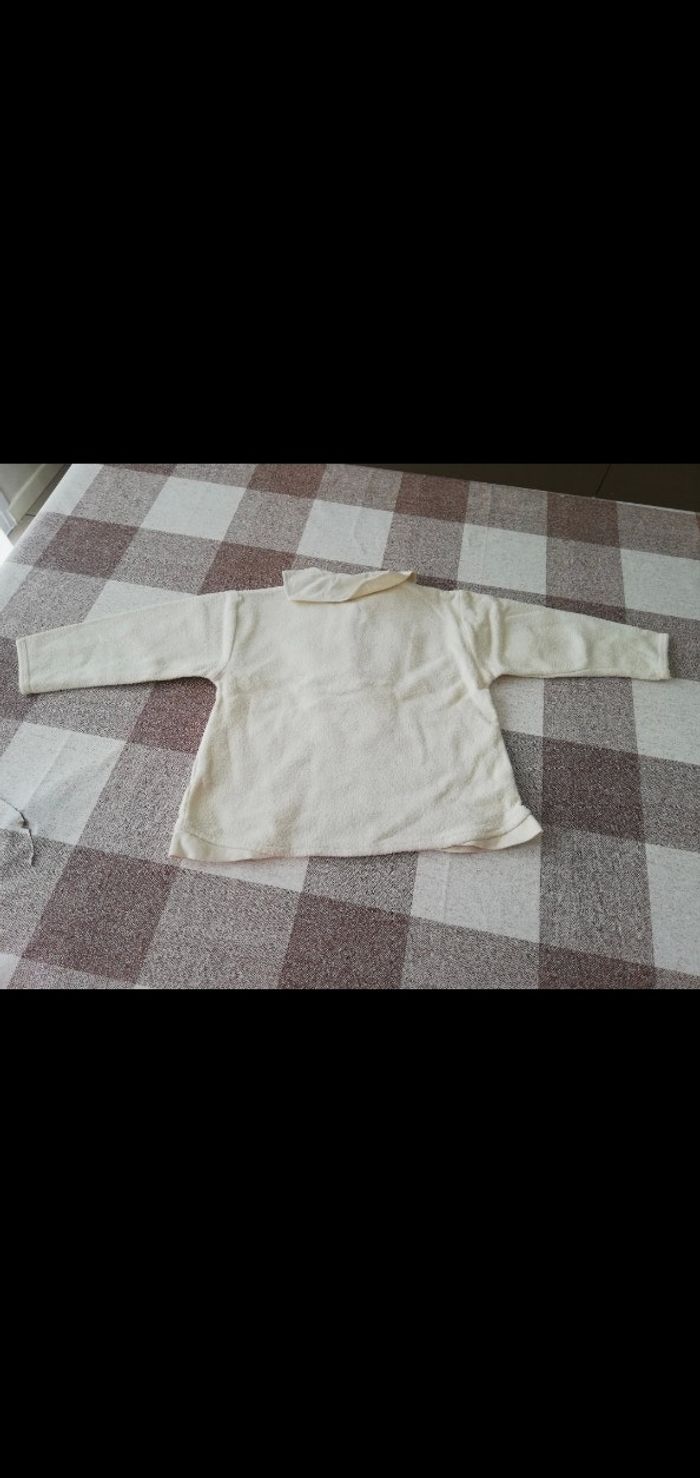 Pull 24 mois écru manches longues Kiabi - photo numéro 3