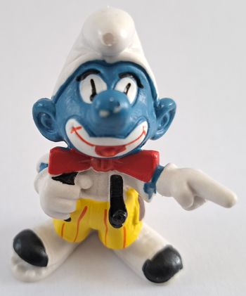 Figurine Schtroumpf clown Peyo Schleich 1980