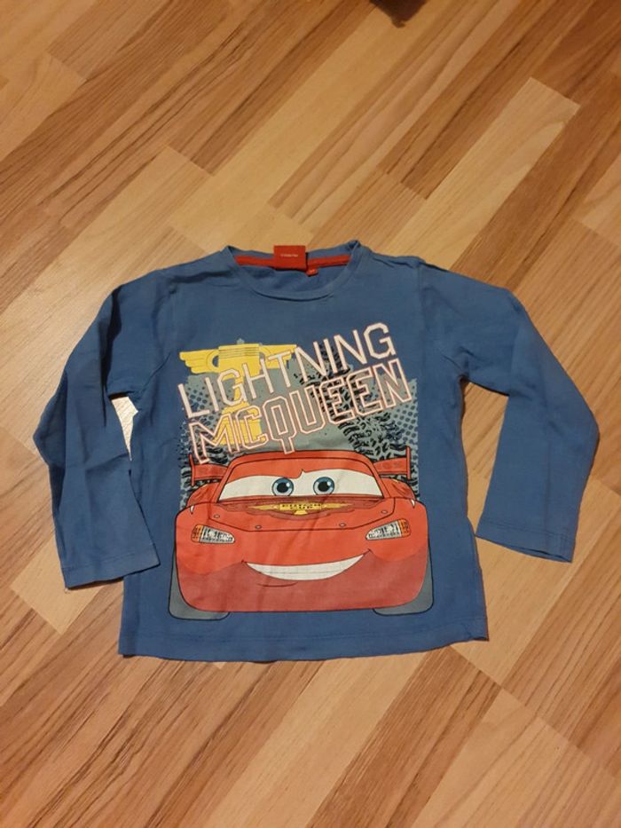 tee shirt flash Mac queen 4 ans Disney cars