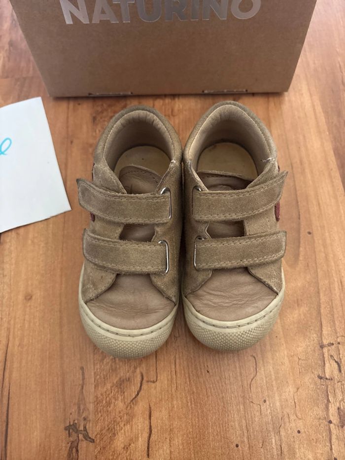 Chaussure Naturino en daim beige pointure 23 - photo numéro 2